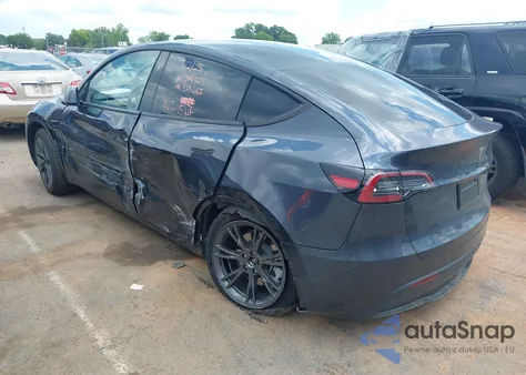 2025 Tesla Model Y Long Range Dual Motor All-Wheel Drive from USA, damaged, VIN 7SAYGDED8SA375687